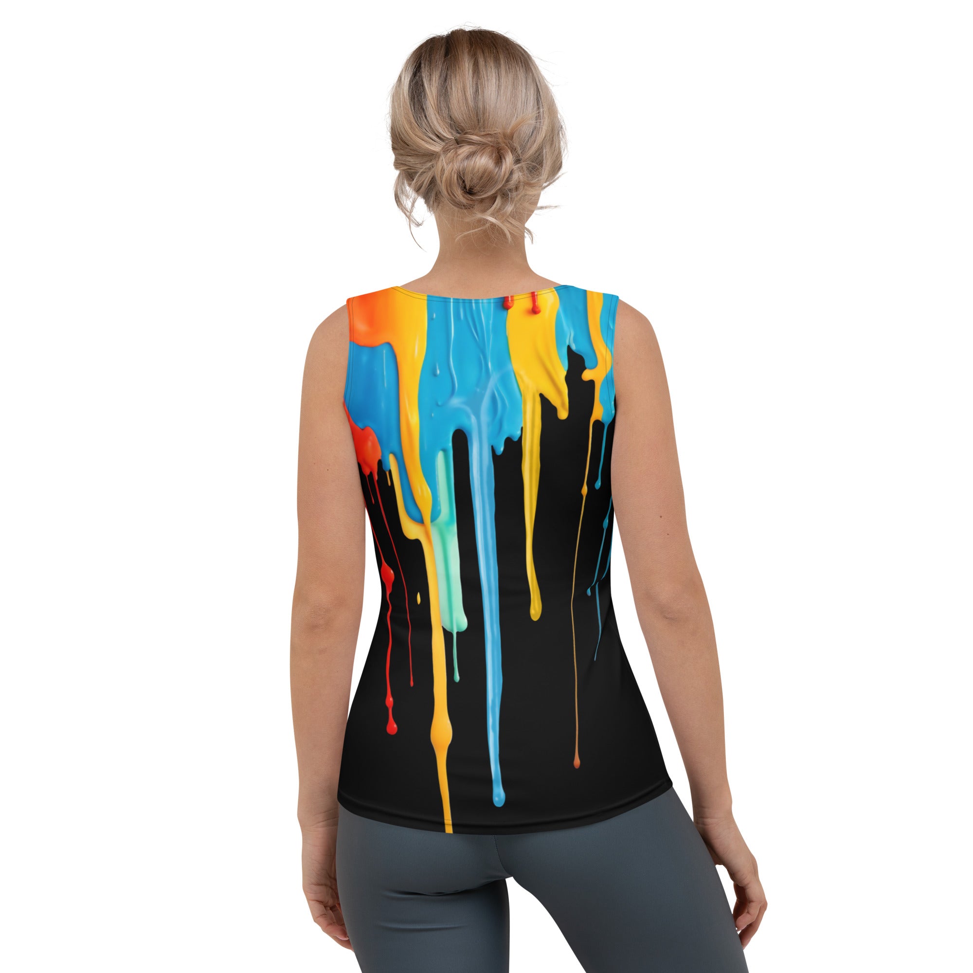 Dripping Color Tank Top