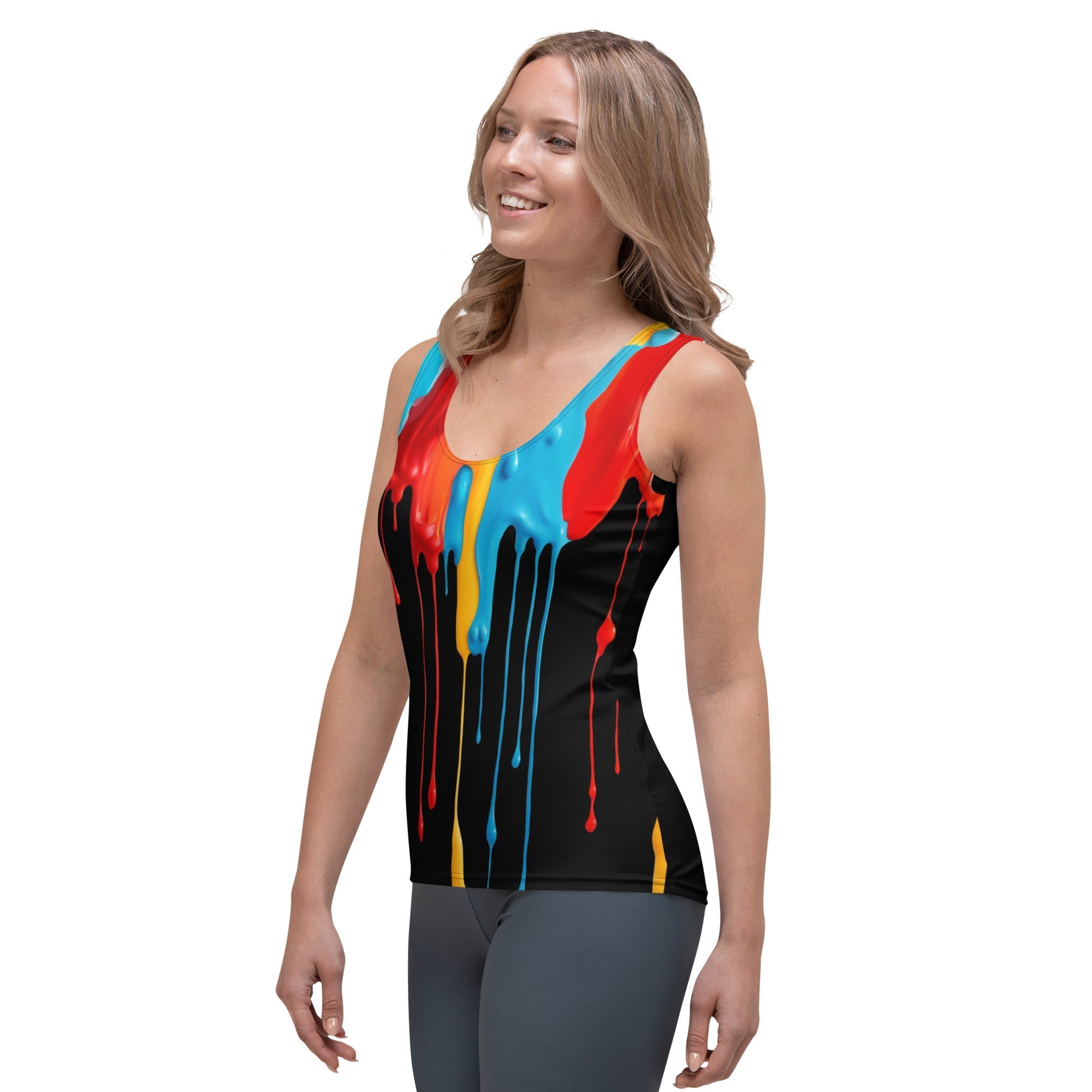 Dripping Color Tank Top