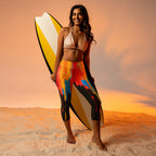 Dripping Color Yoga Capris