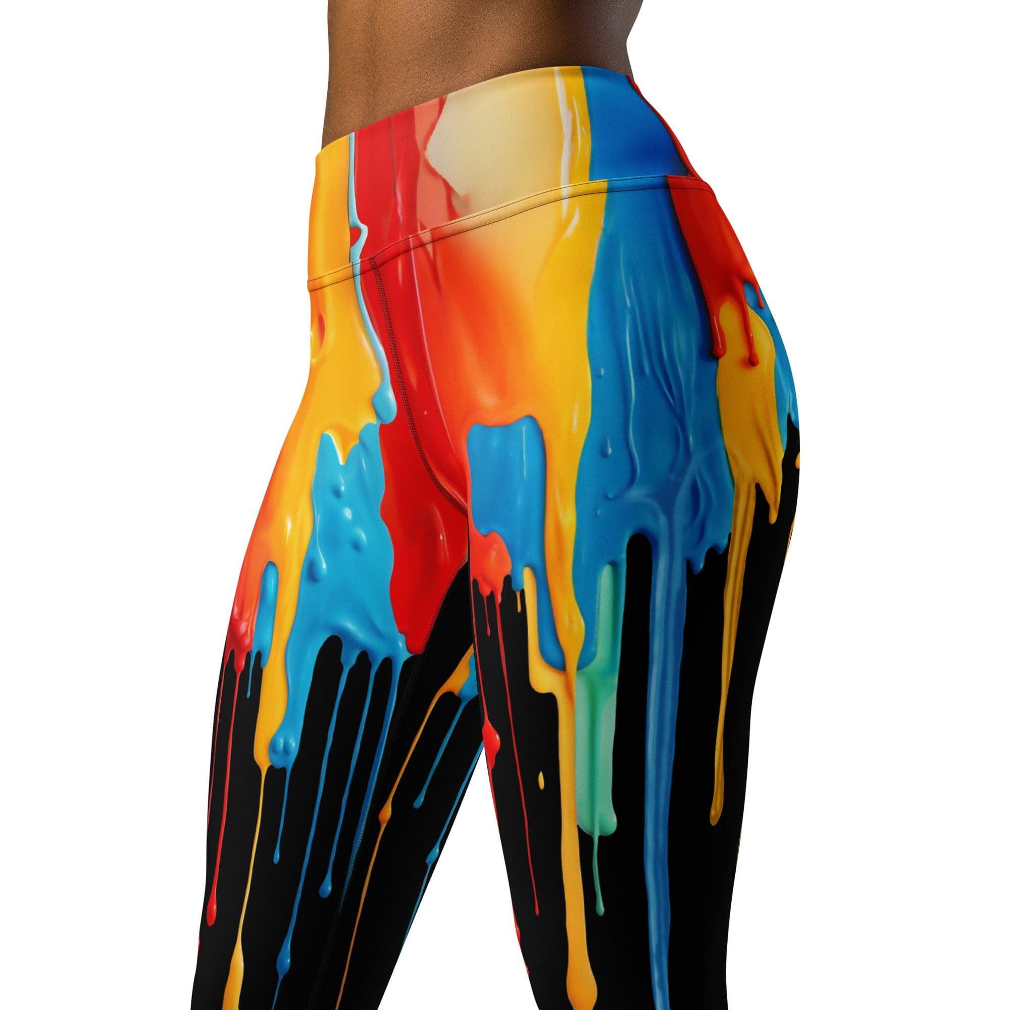Dripping Color Yoga Leggings