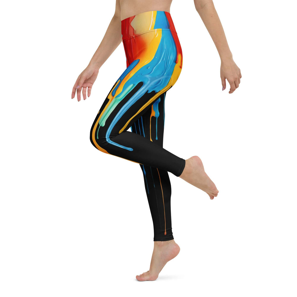 Dripping Color Yoga Leggings