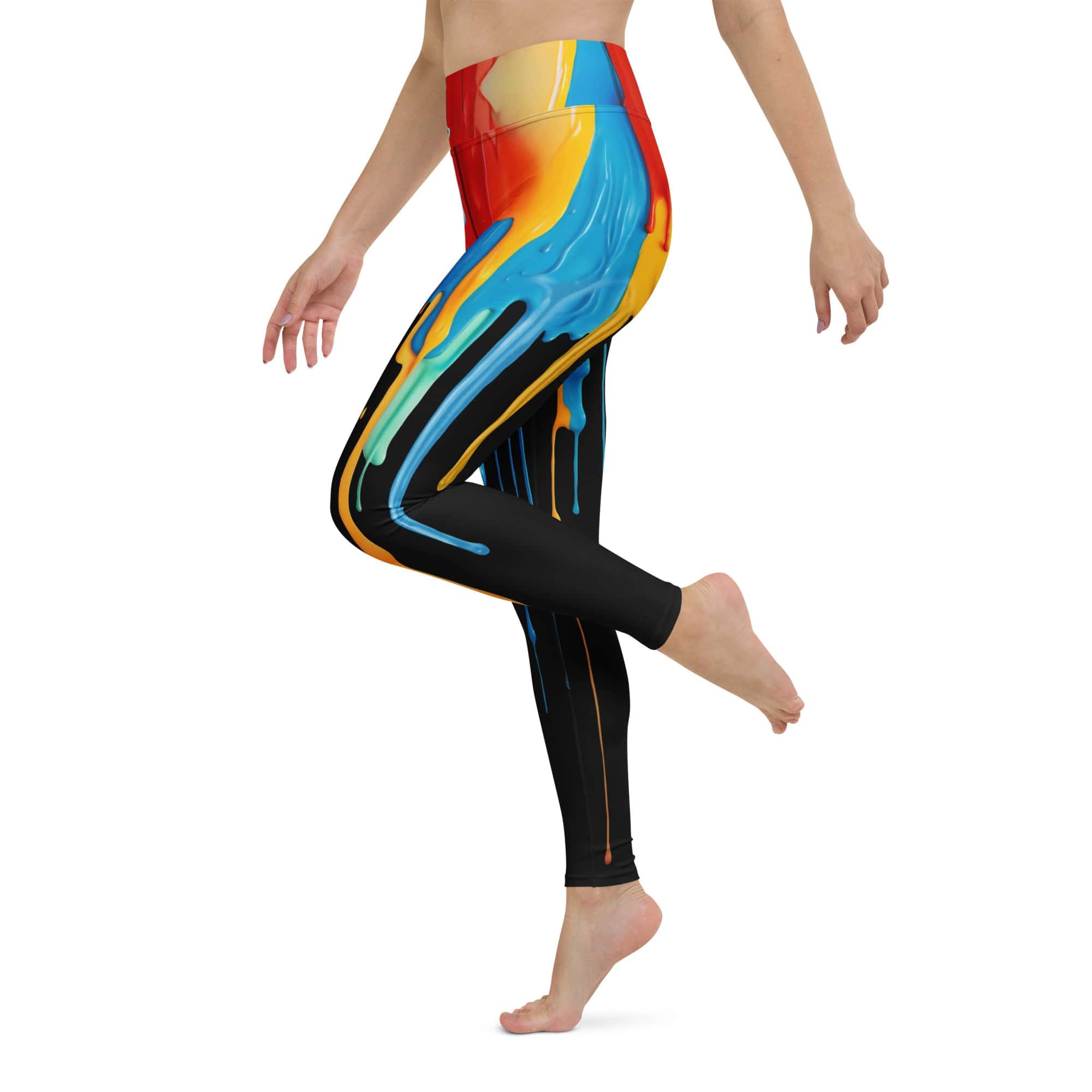Dripping Color Yoga Leggings