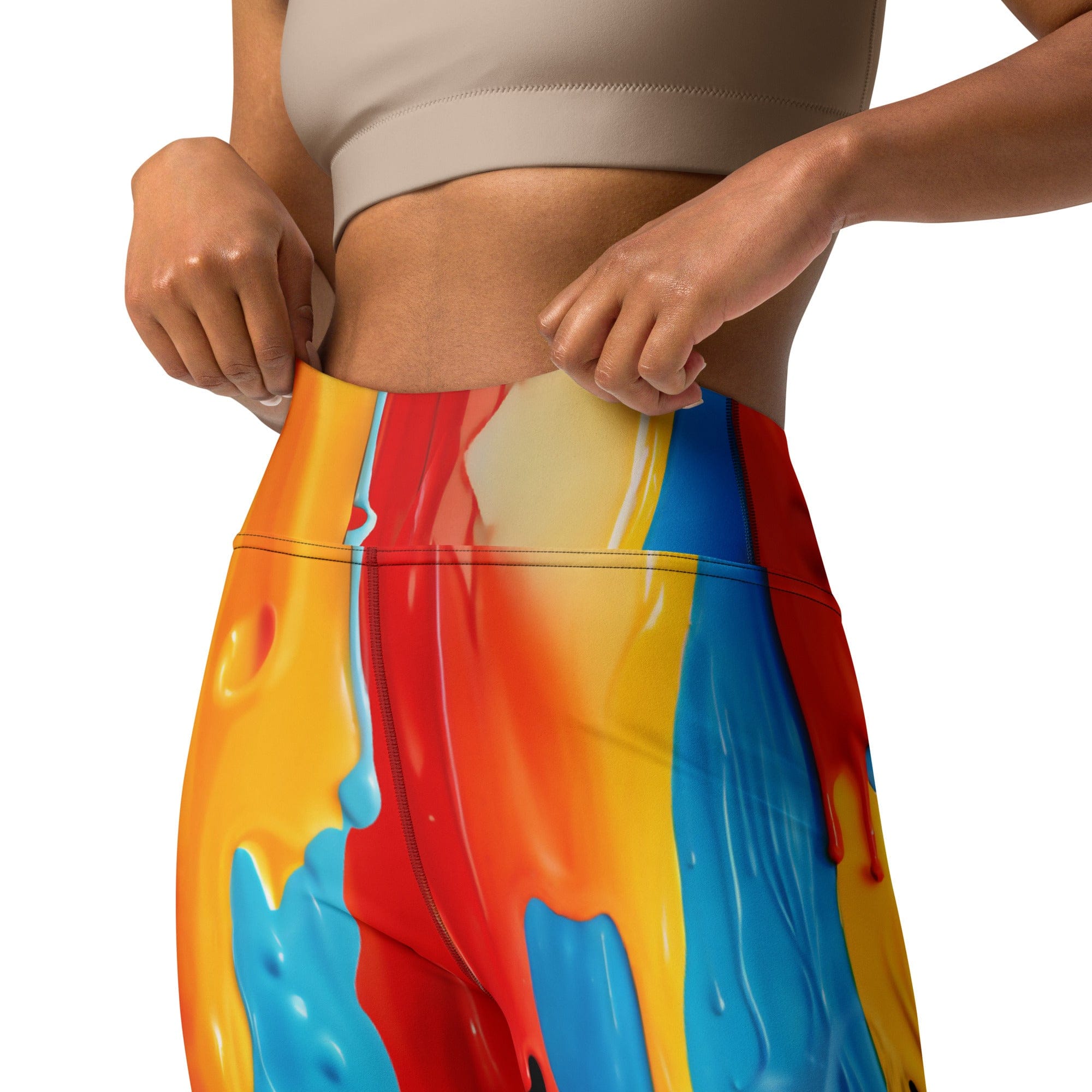 Dripping Color Yoga Leggings