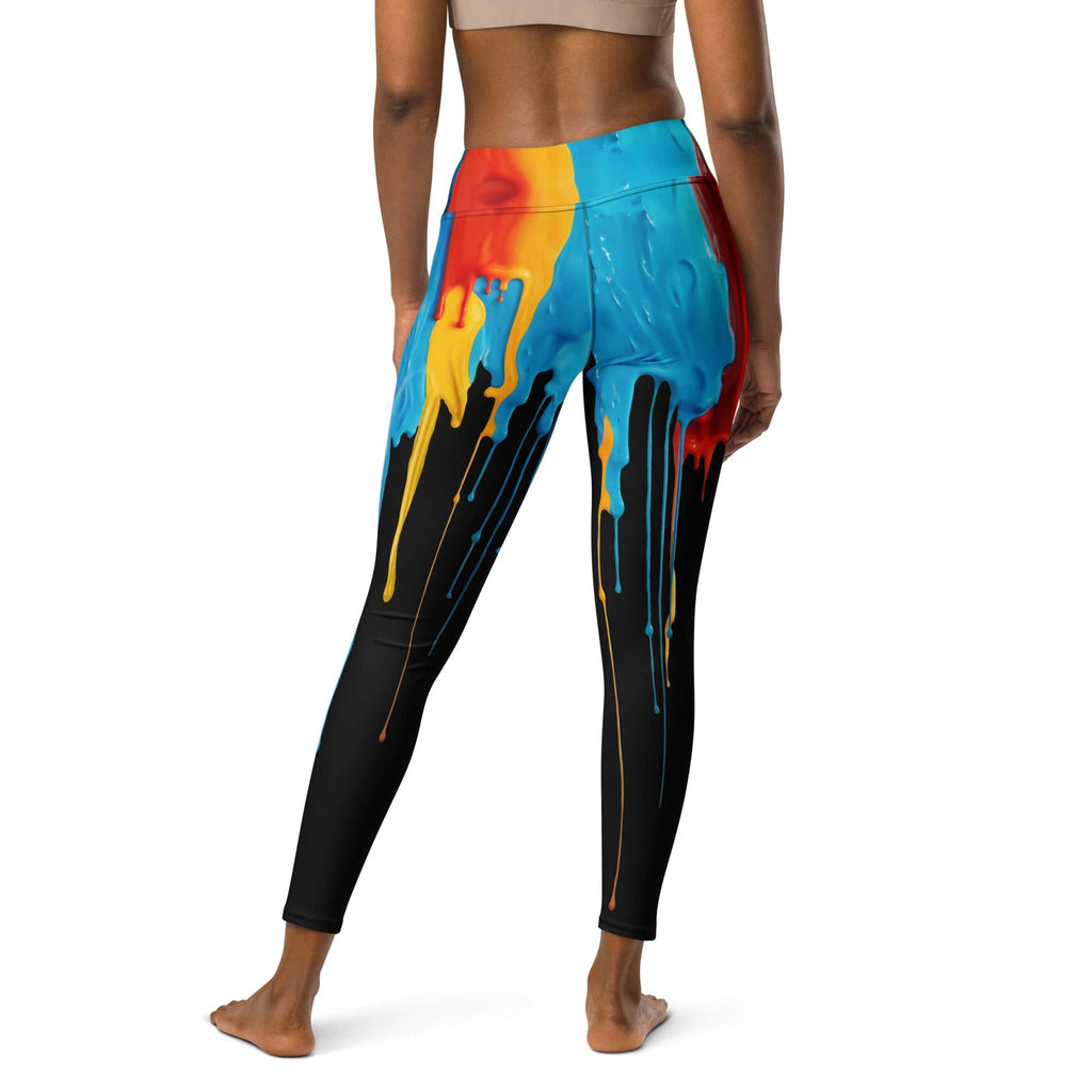 Dripping Color Yoga Leggings