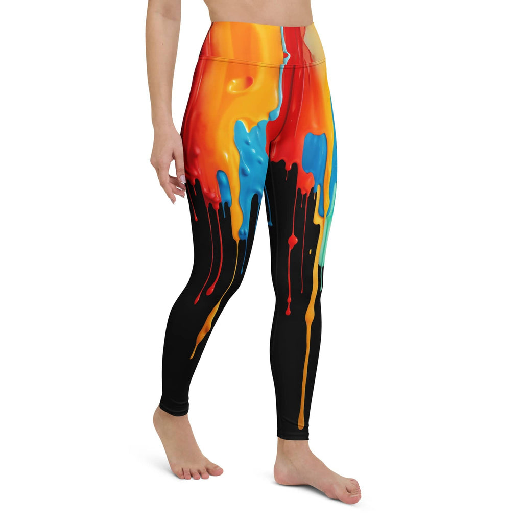 Dripping Color Yoga Leggings