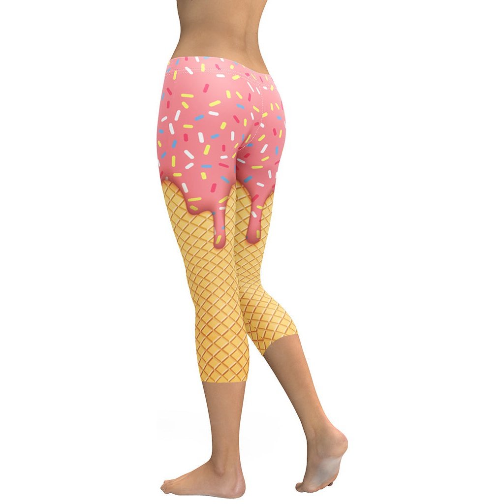 Dripping Ice Cream Capris
