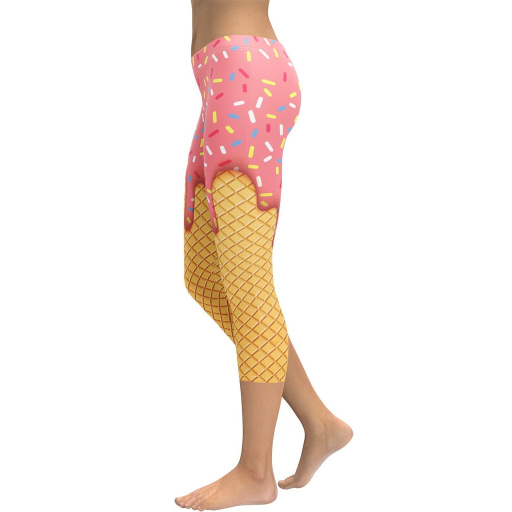 Dripping Ice Cream Capris