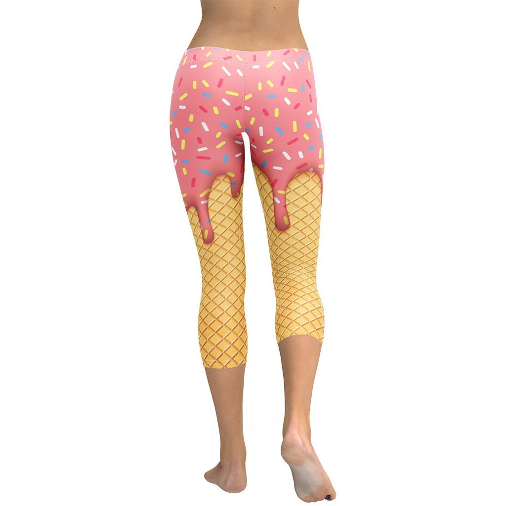 Dripping Ice Cream Capris