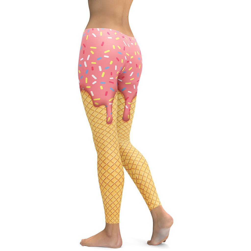 Dripping Ice Cream Leggings