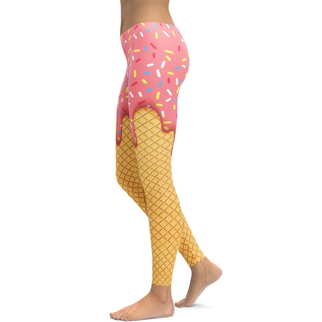 Dripping Ice Cream Leggings