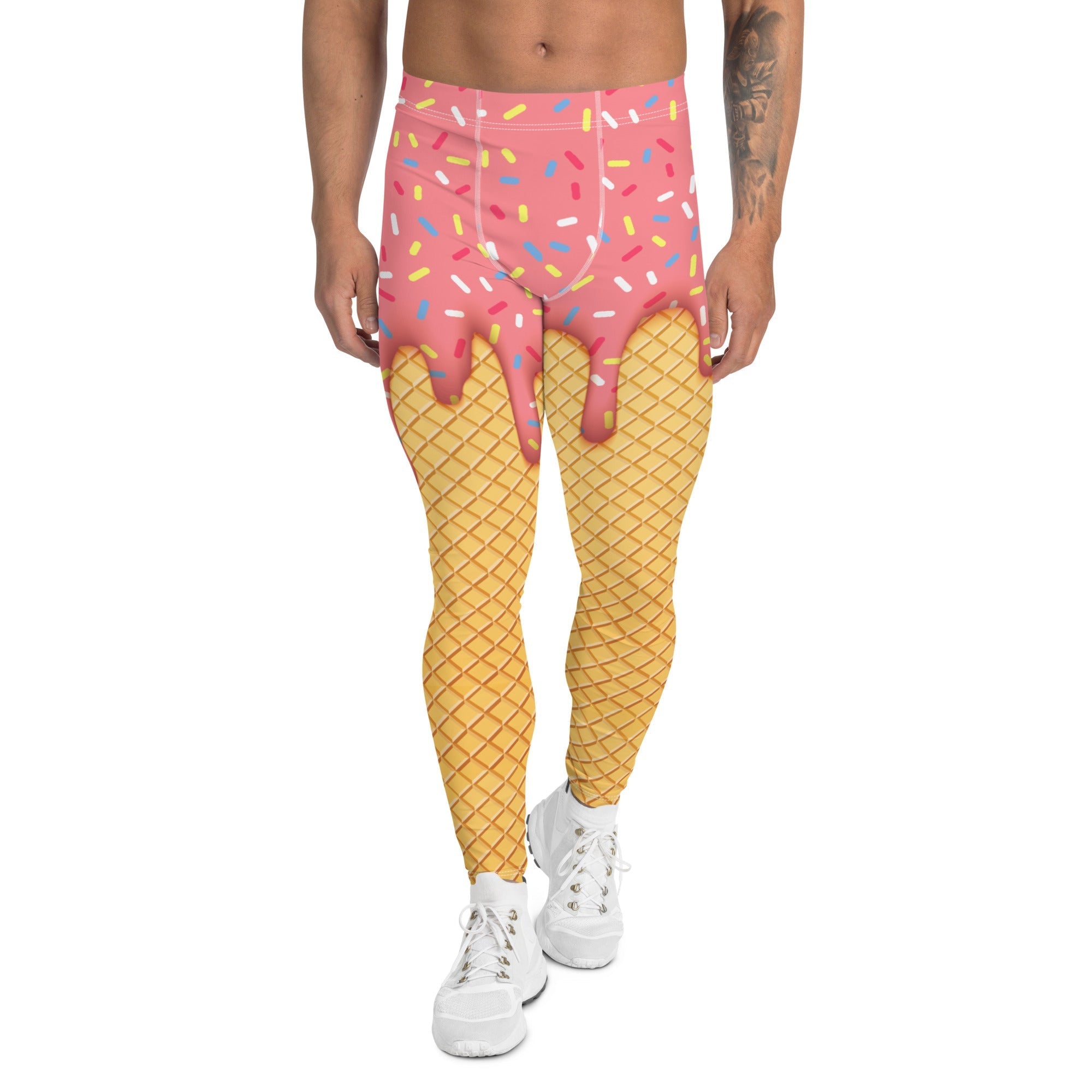 Dripping Ice Cream Men's Leggings