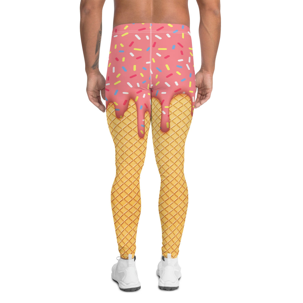 Dripping Ice Cream Men's Leggings