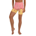 Dripping Ice Cream Yoga Shorts