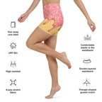 Dripping Ice Cream Yoga Shorts