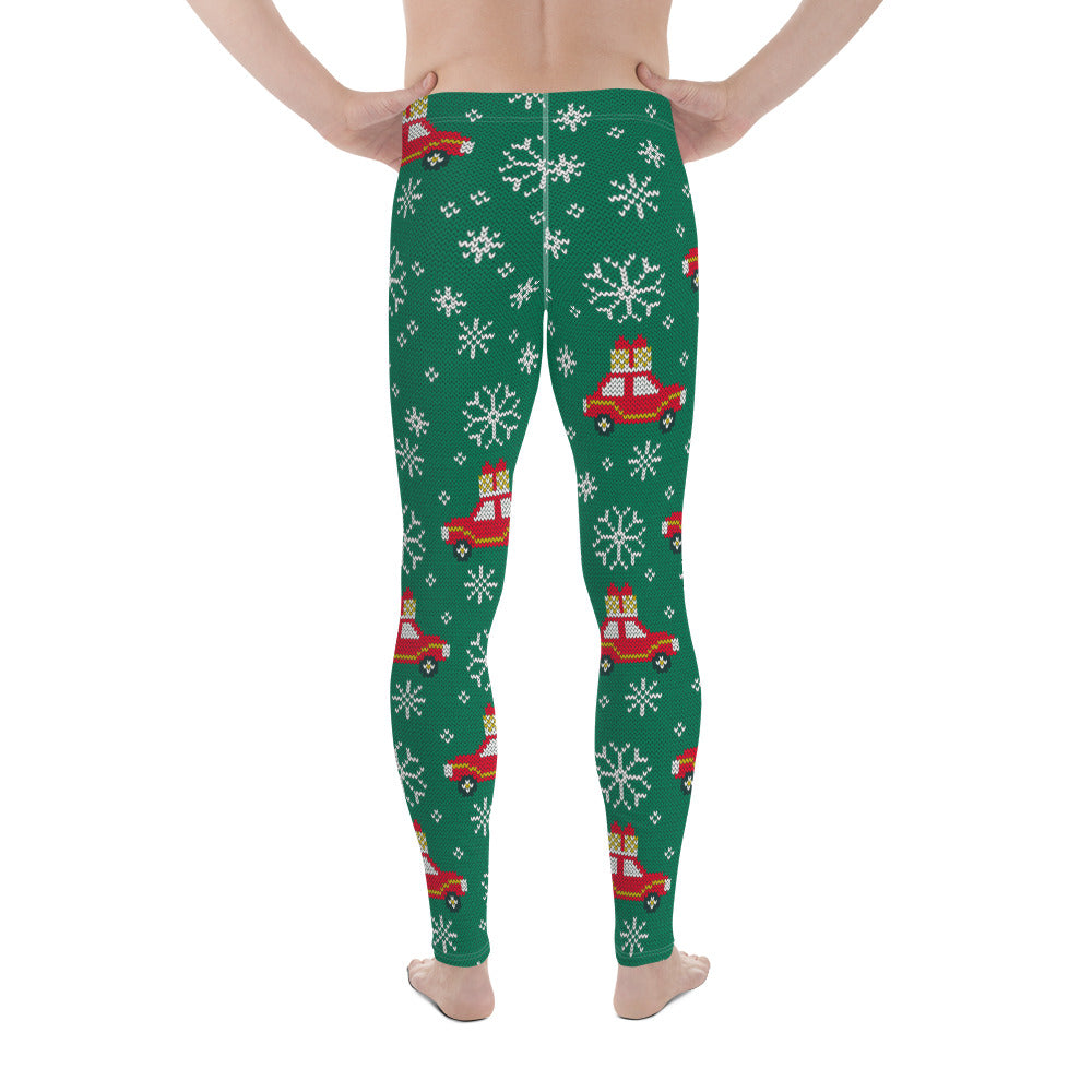 Driving Home For Christmas Men's Leggings