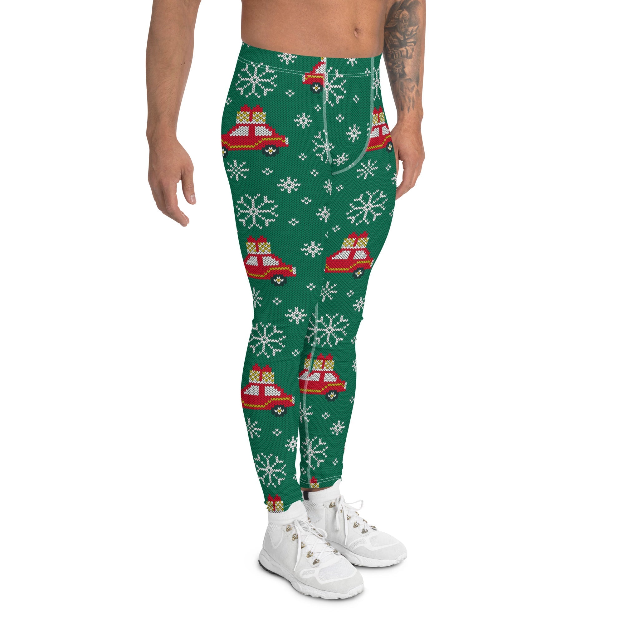 Driving Home For Christmas Men's Leggings