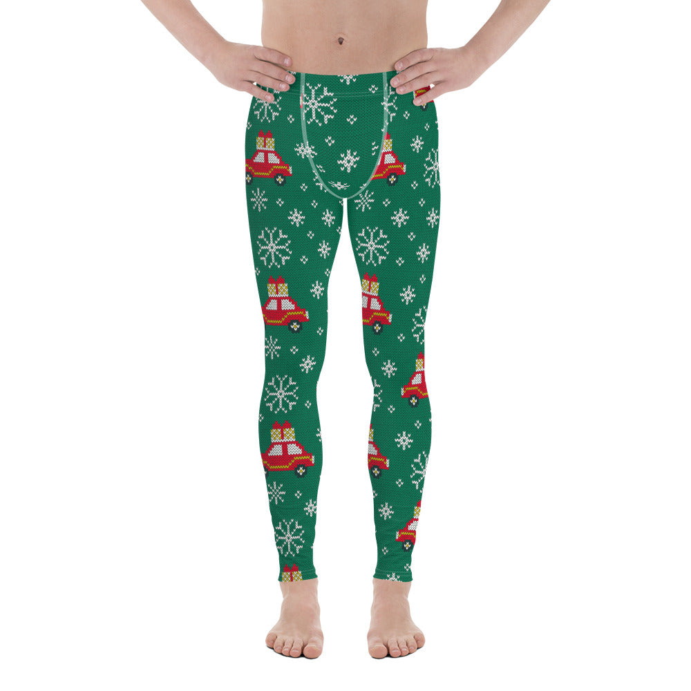 Driving Home For Christmas Men's Leggings