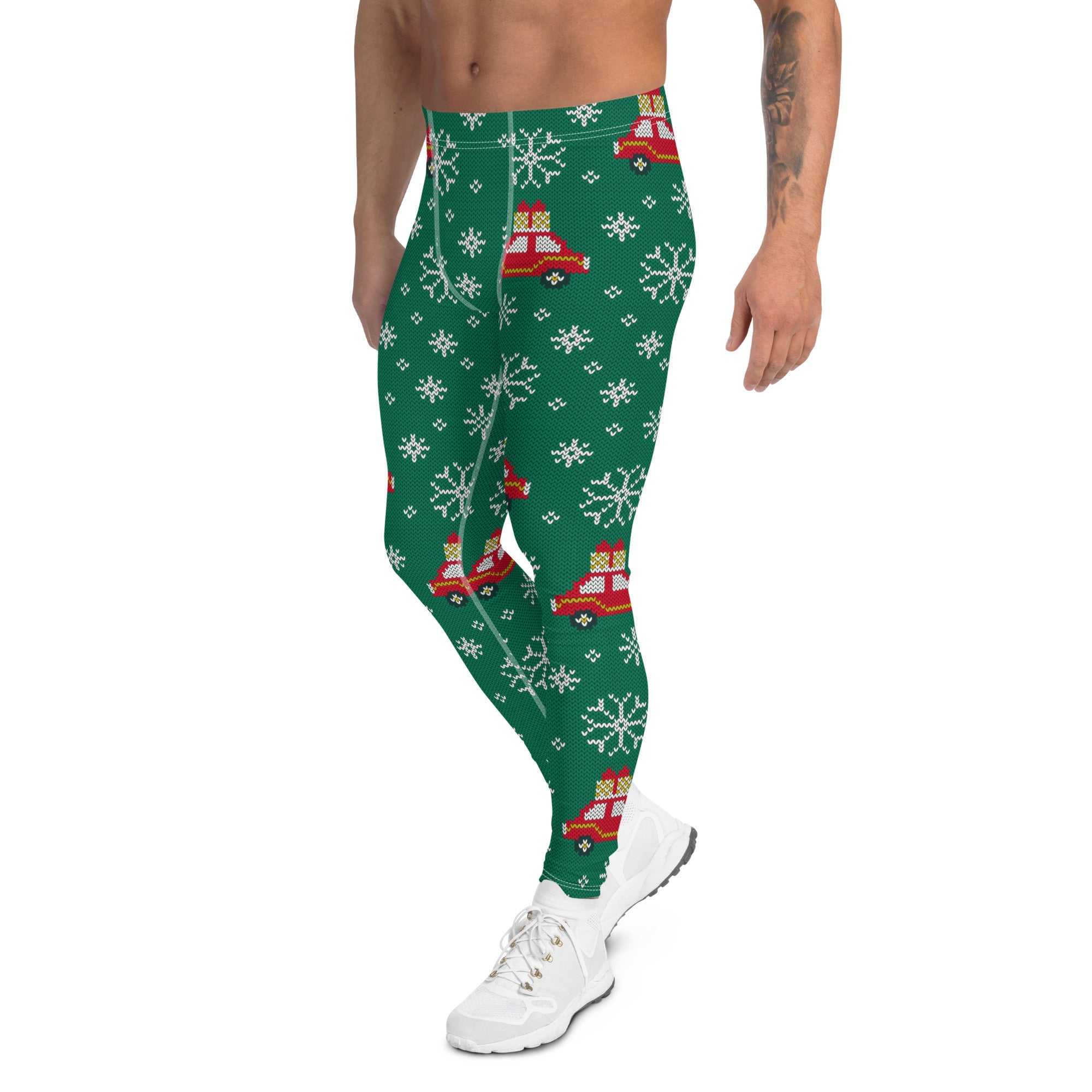 Driving Home For Christmas Men's Leggings