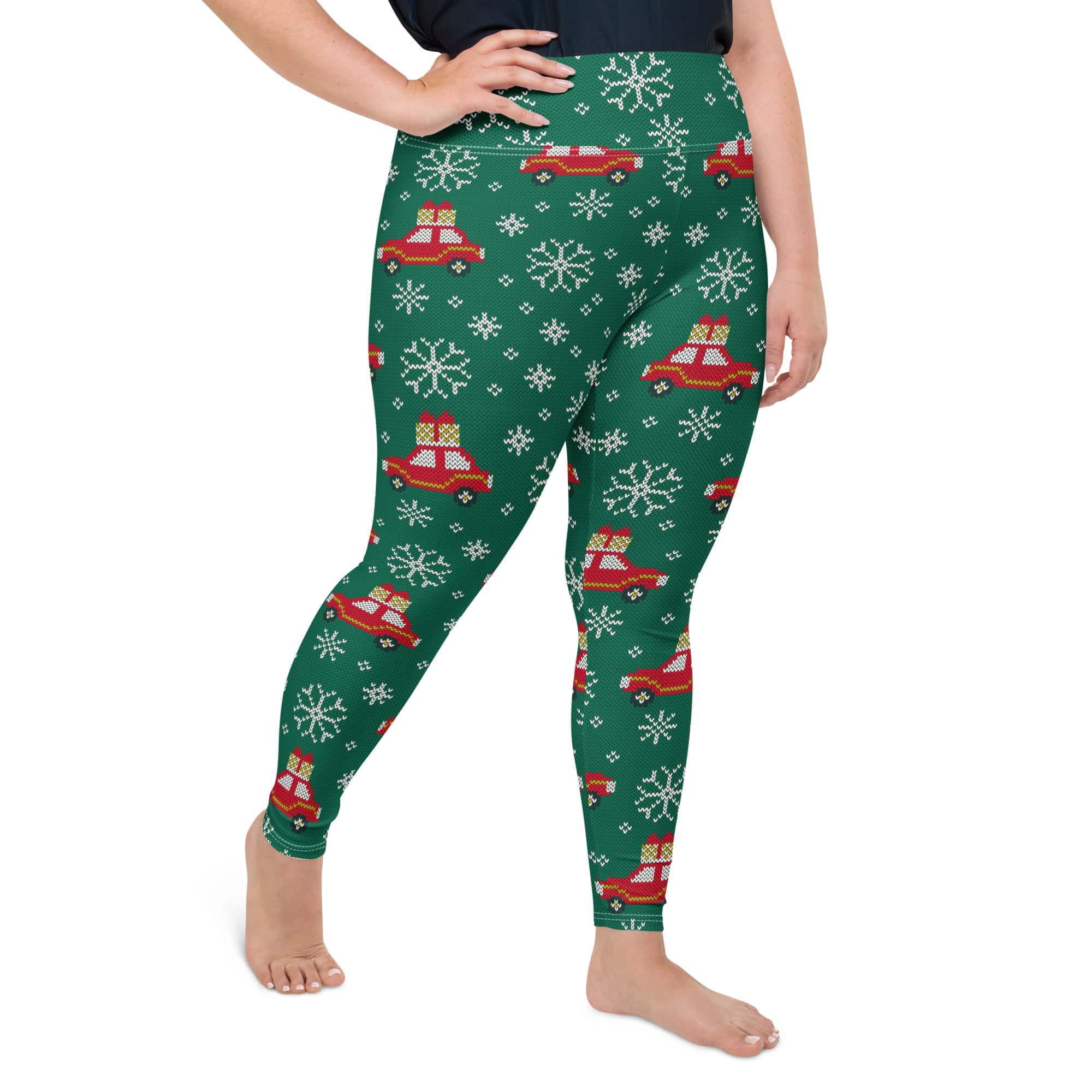 Driving Home For Christmas Plus Size Leggings