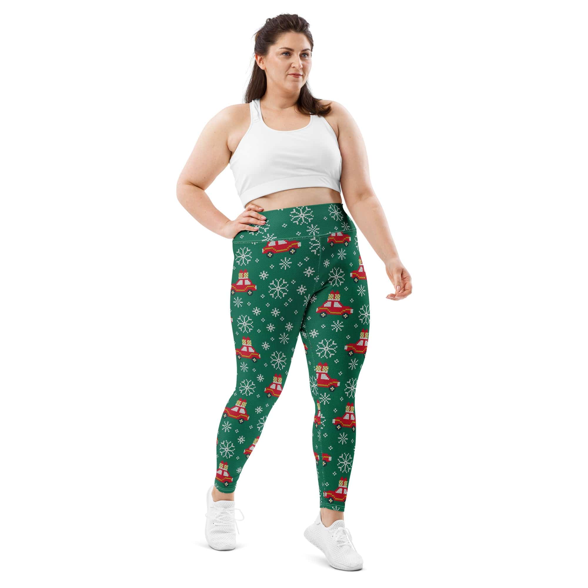 Driving Home For Christmas Plus Size Leggings