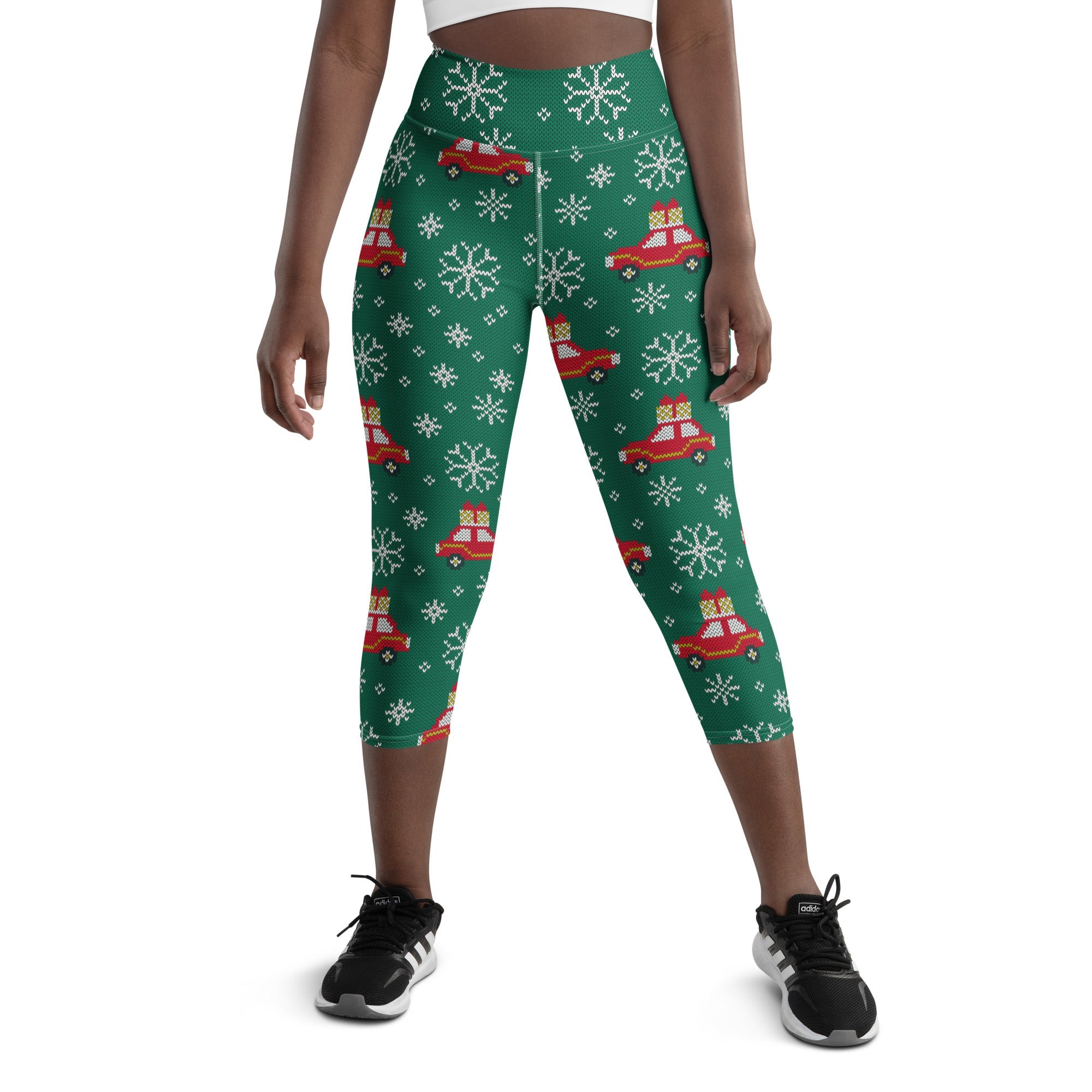 Driving Home For Christmas Yoga Capris