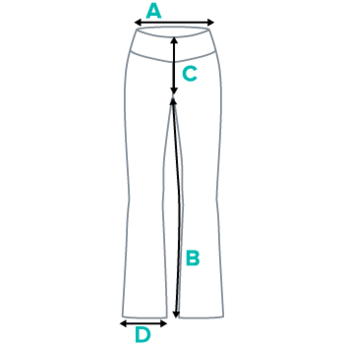 How to measure - Flare Leggings