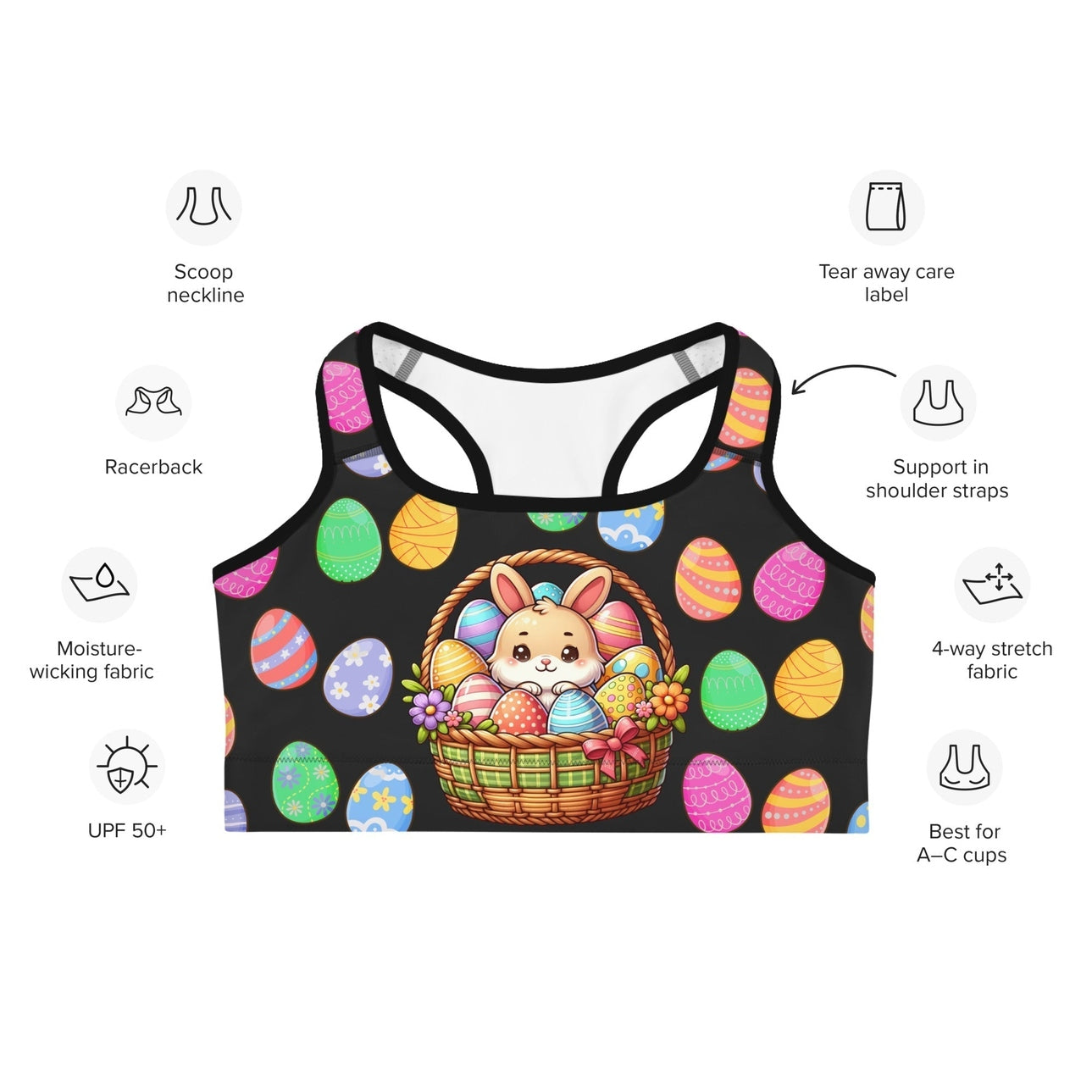 Easter Basket Sports Bra