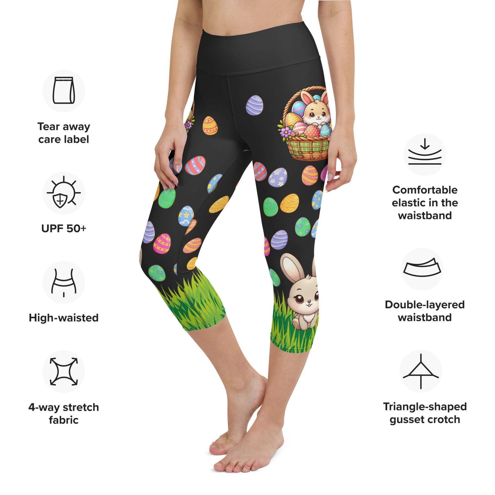 Easter Basket Yoga Capris