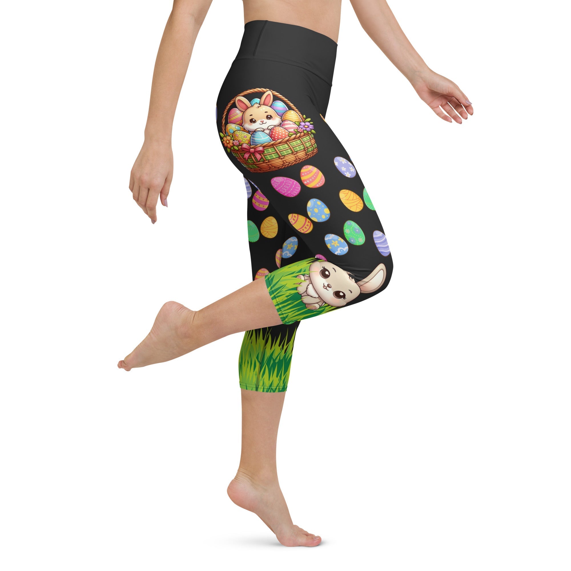Easter Basket Yoga Capris