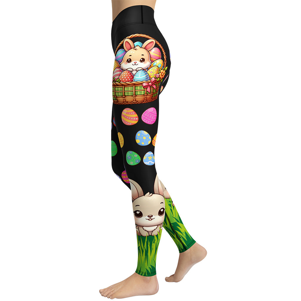 Easter Basket Yoga Leggings