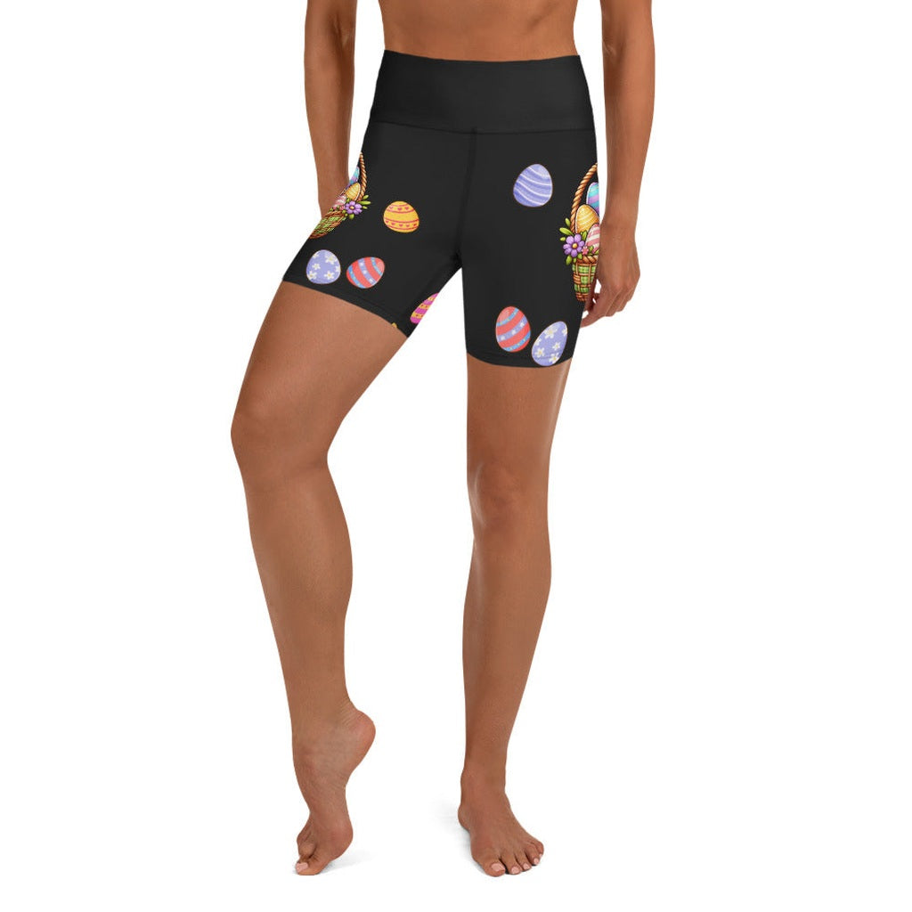 Easter Basket Yoga Shorts