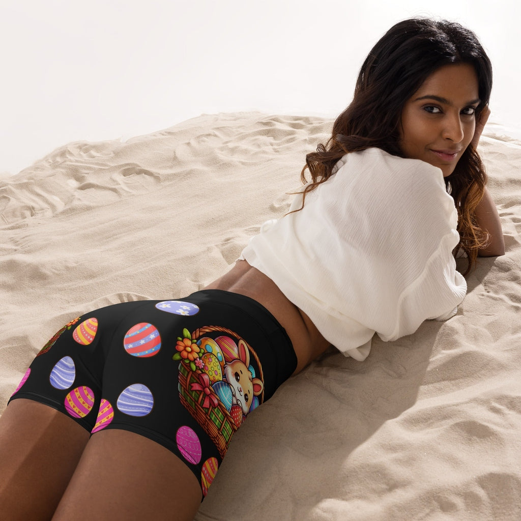 Easter Basket Yoga Shorts