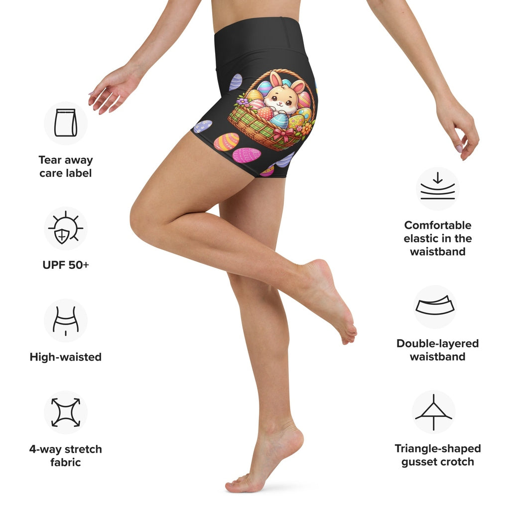 Easter Basket Yoga Shorts