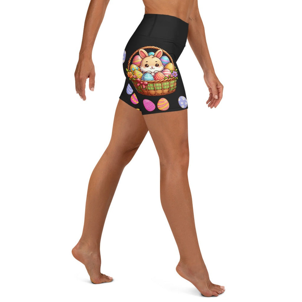 Easter Basket Yoga Shorts