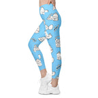 Easter Egg Hunt Crossover Leggings With Pockets