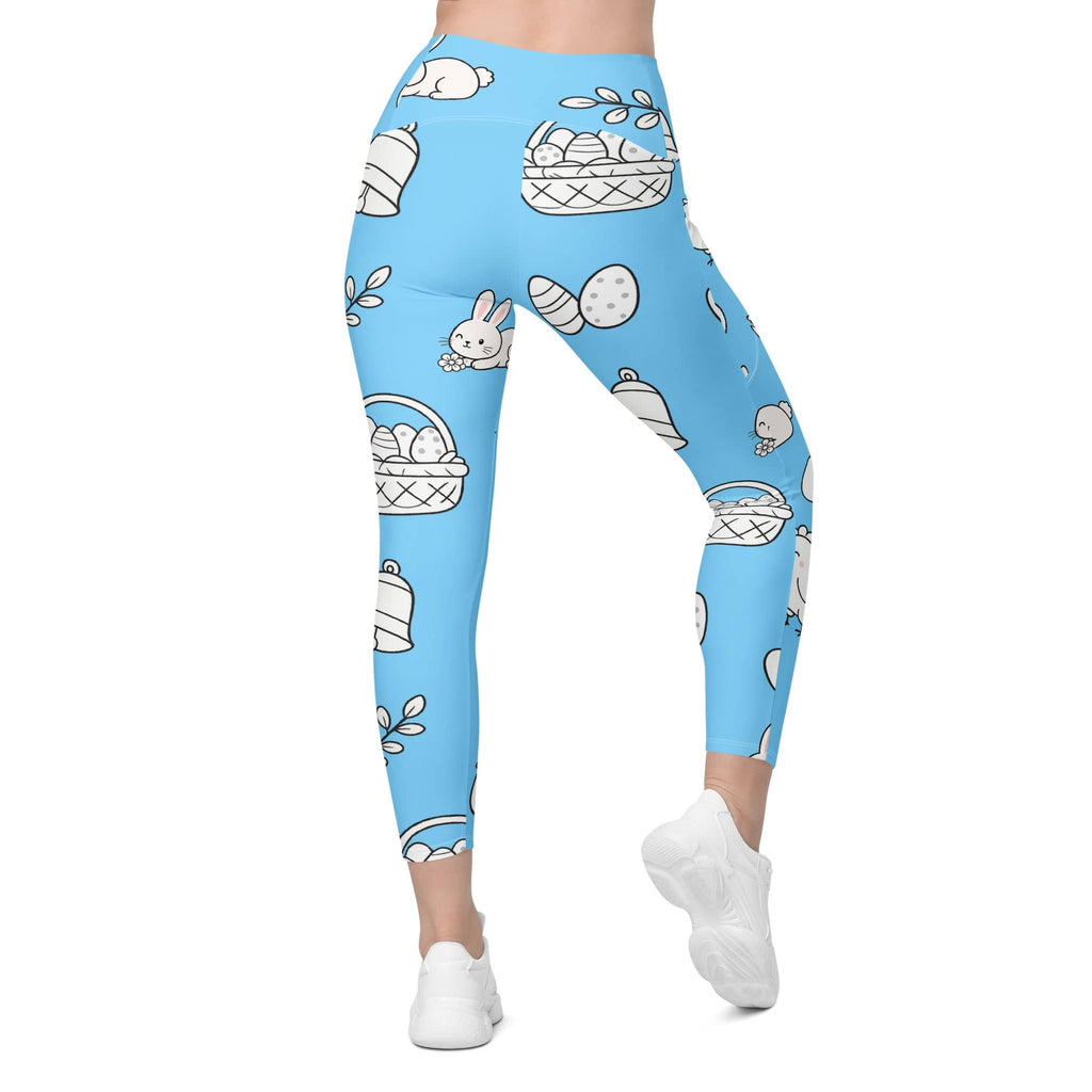 Easter Egg Hunt Crossover Leggings With Pockets