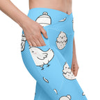 Easter Egg Hunt Crossover Leggings With Pockets