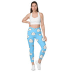 Easter Egg Hunt Crossover Leggings With Pockets