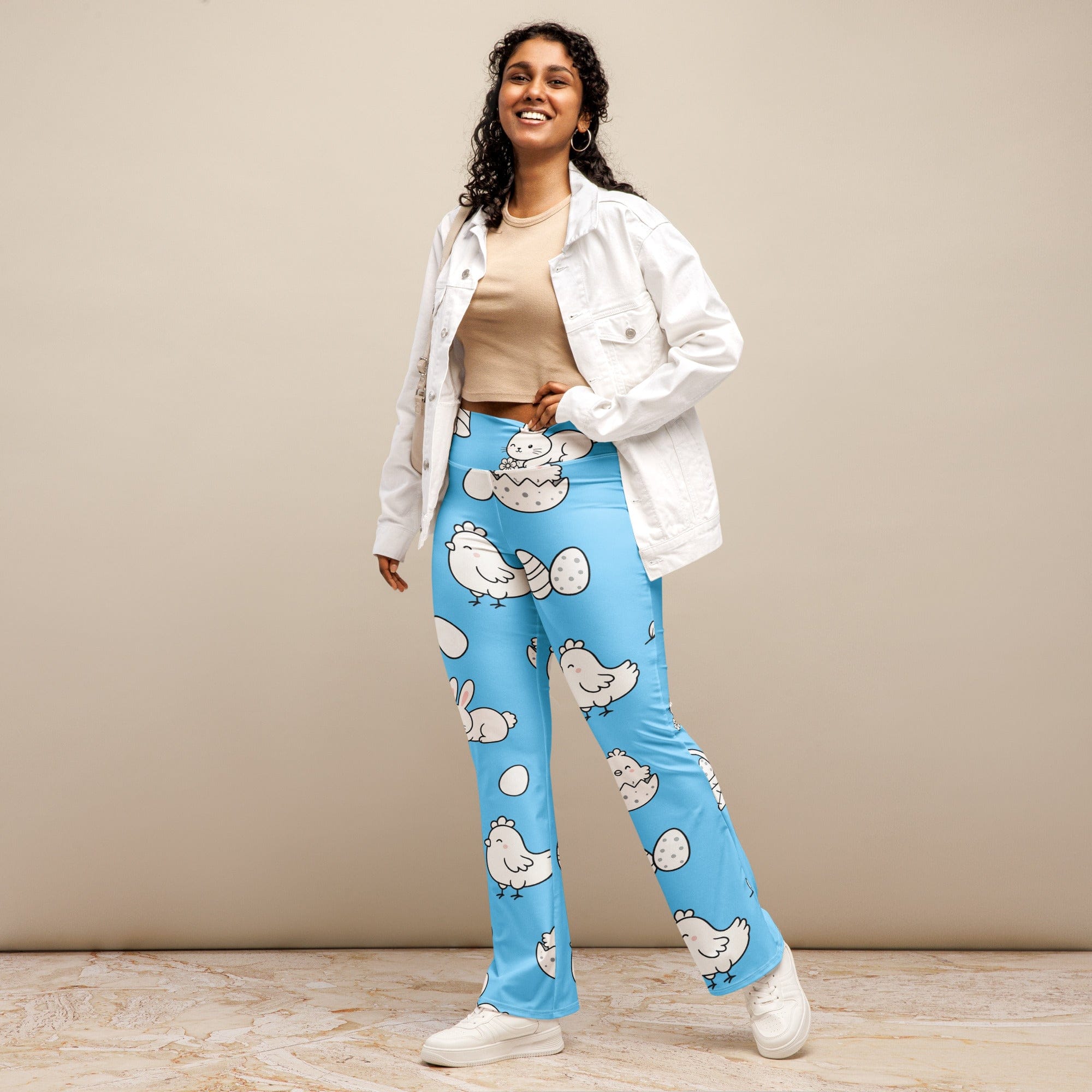 Easter Egg Hunt Flare Leggings