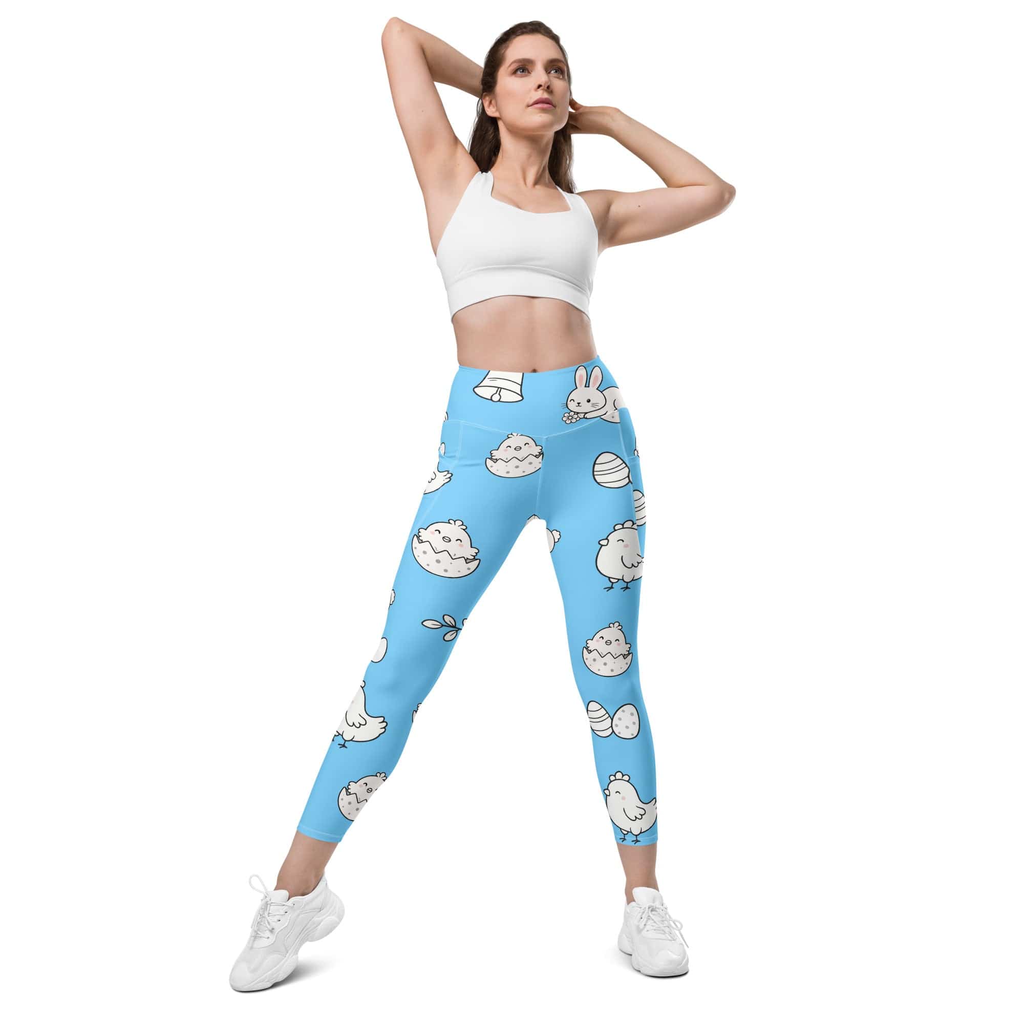 Easter Egg Hunt Leggings With Pockets