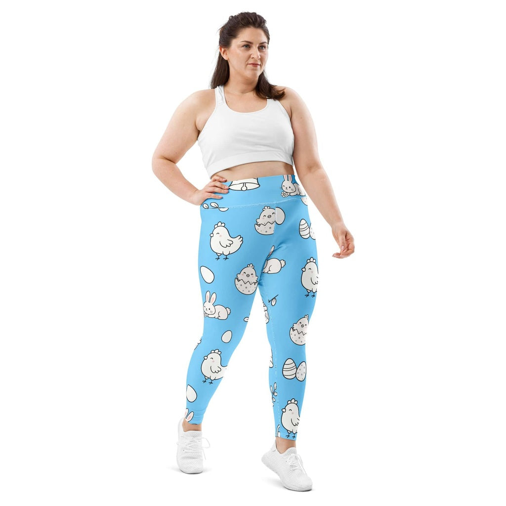 Easter Egg Hunt Plus Size Leggings