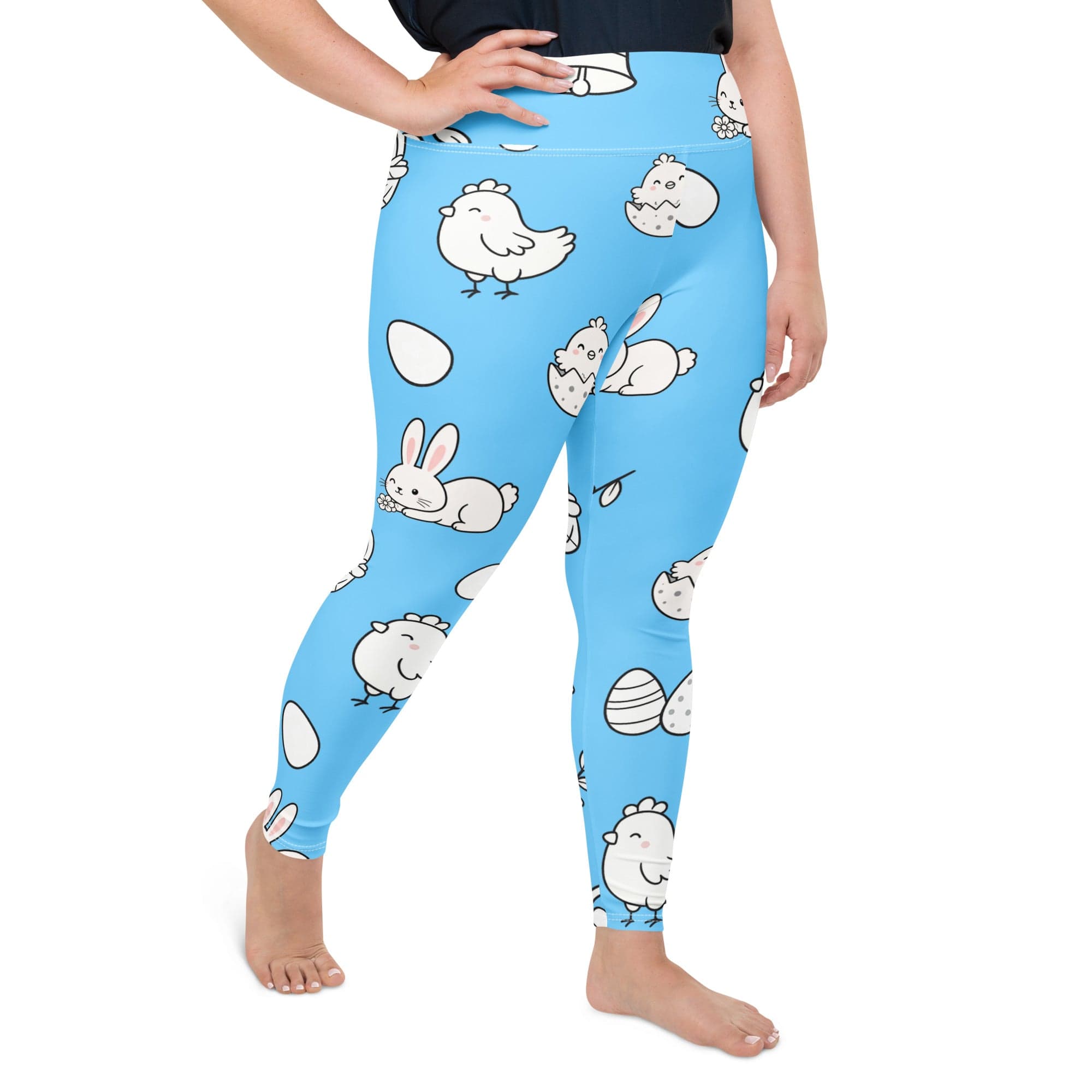 Easter Egg Hunt Plus Size Leggings