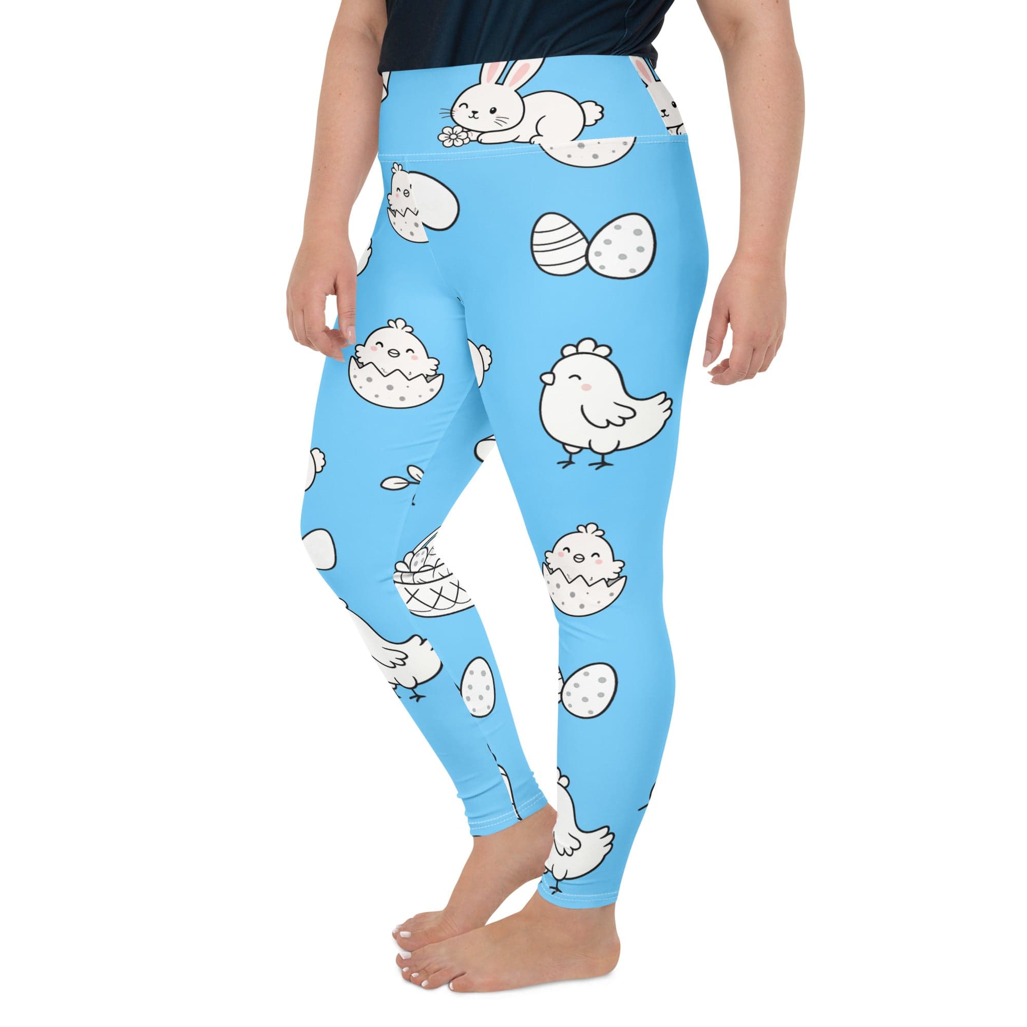 Easter Egg Hunt Plus Size Leggings