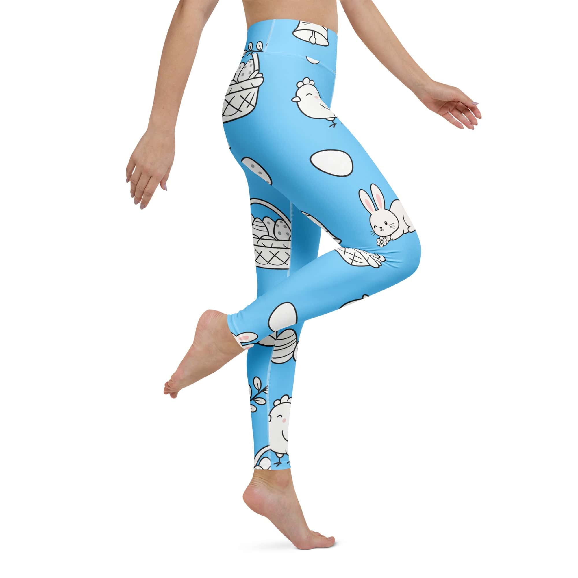 Easter Egg Hunt Yoga Leggings