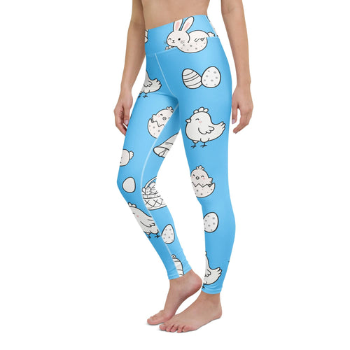 Easter Egg Hunt Yoga Leggings