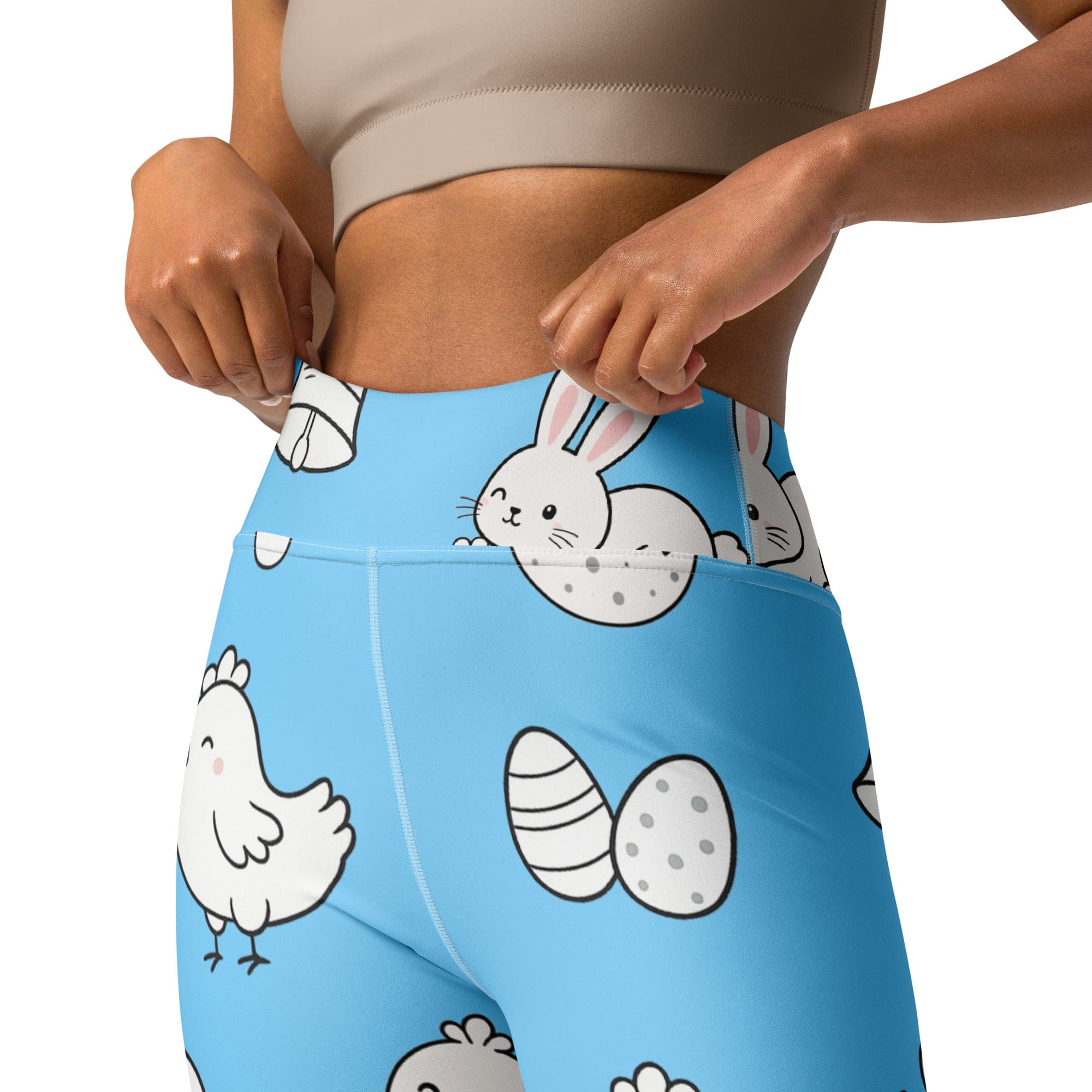 Easter Egg Hunt Yoga Leggings
