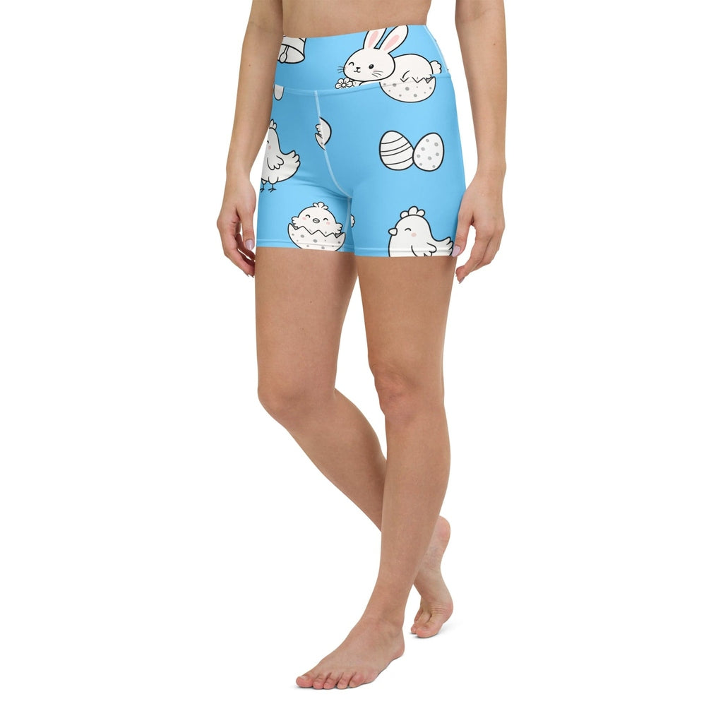 Easter Egg Hunt Yoga Shorts