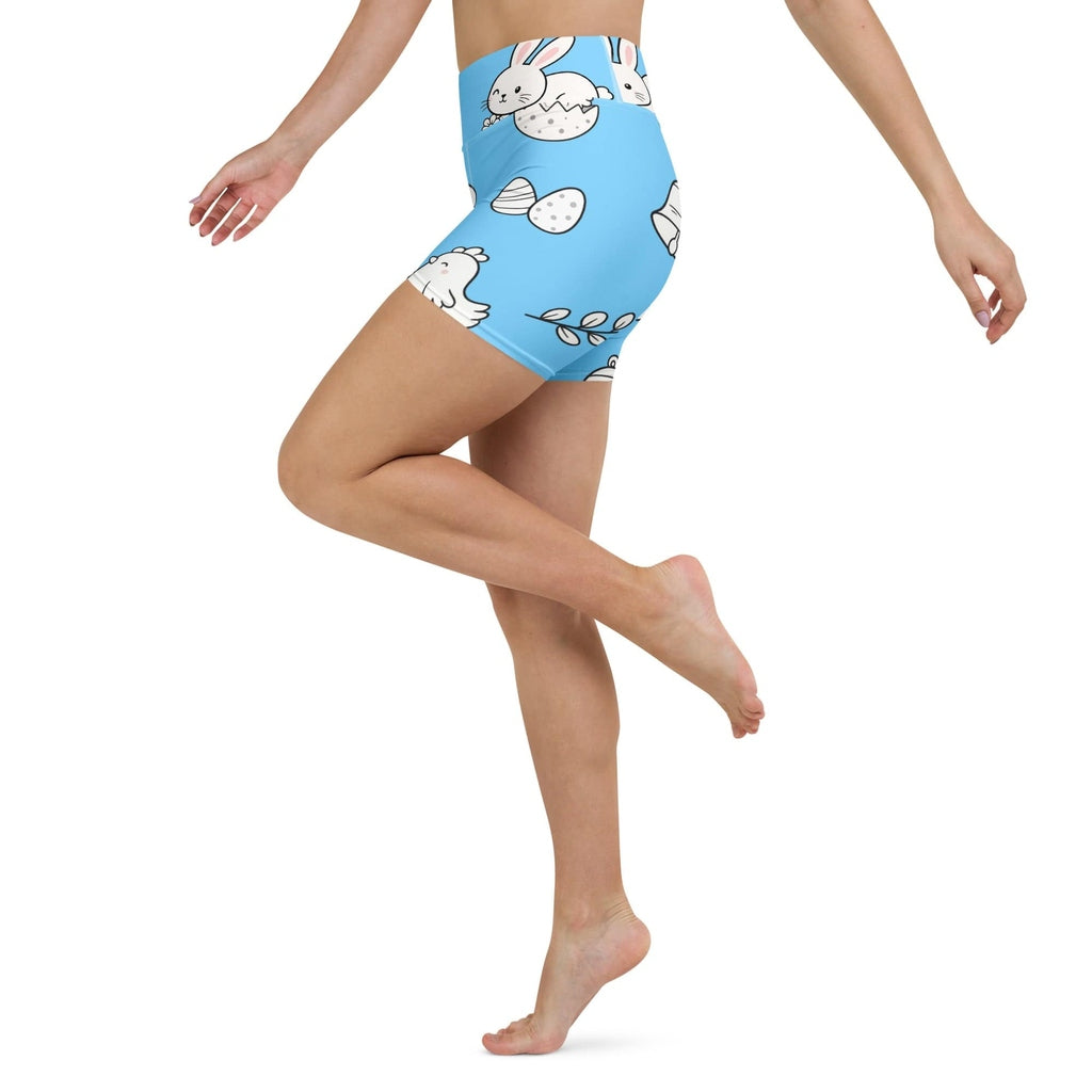 Easter Egg Hunt Yoga Shorts