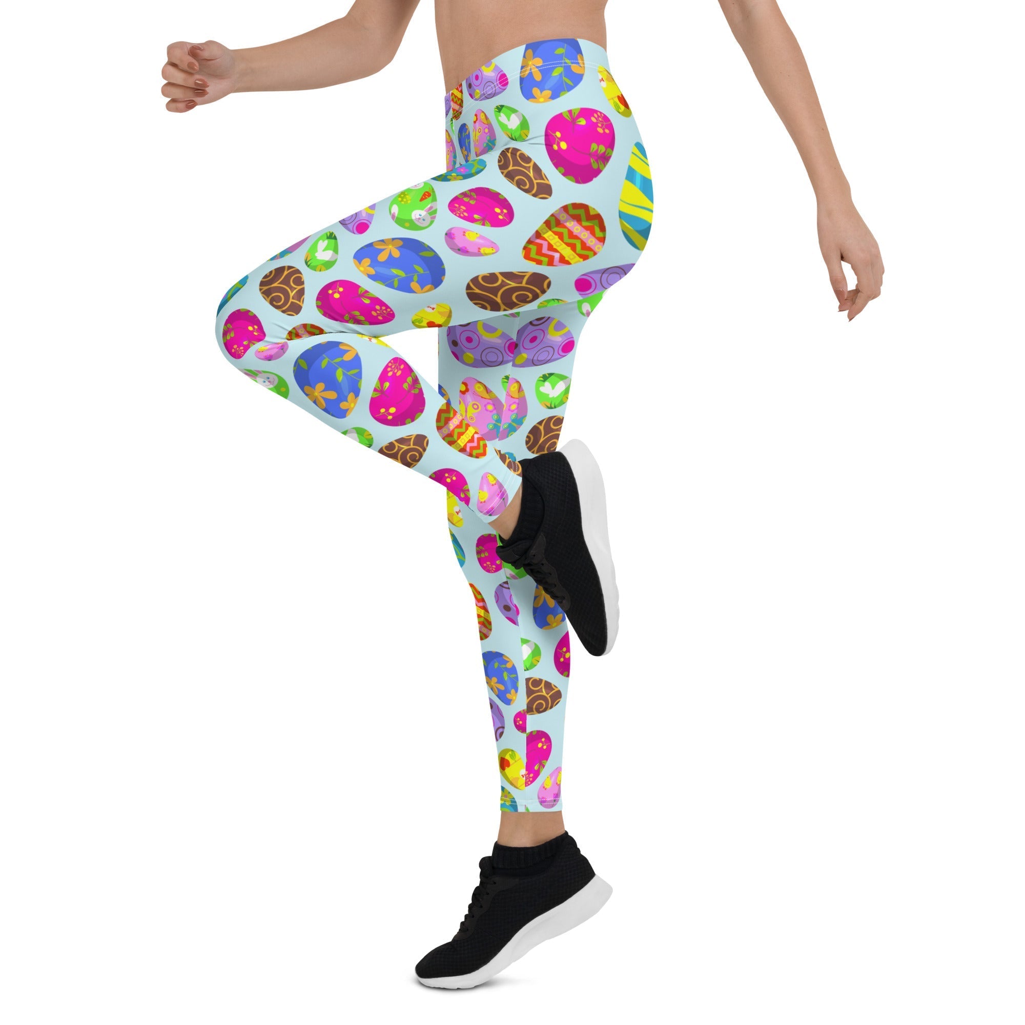 Easter Egg Pattern Leggings