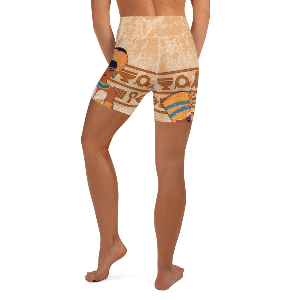 Egyptian Beauties Yoga Shorts